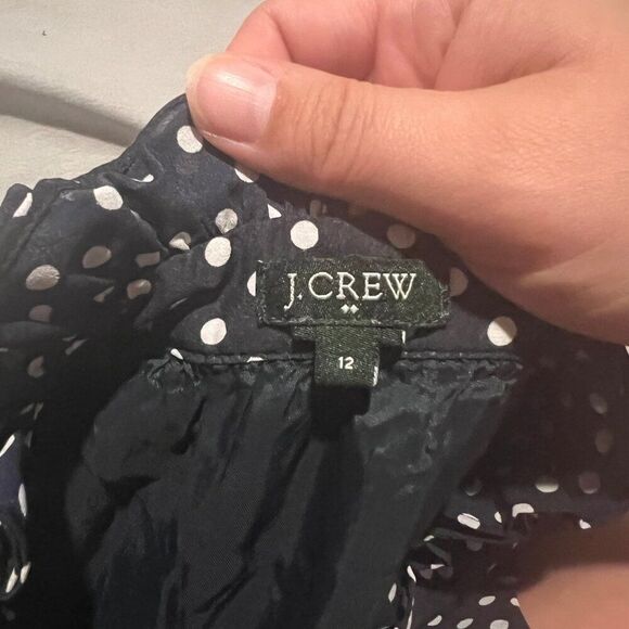 J Crew polka dot blouse 12 - Picture 7 of 7